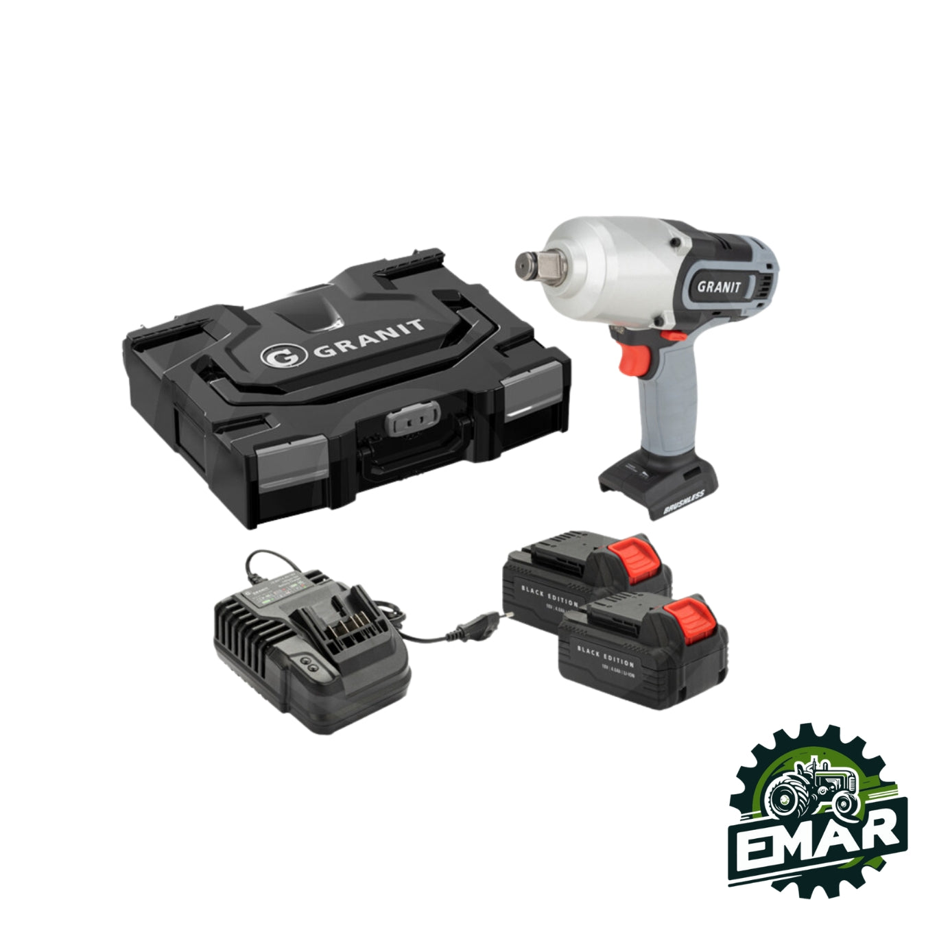 Kit avvitatore a impulsi a batteria