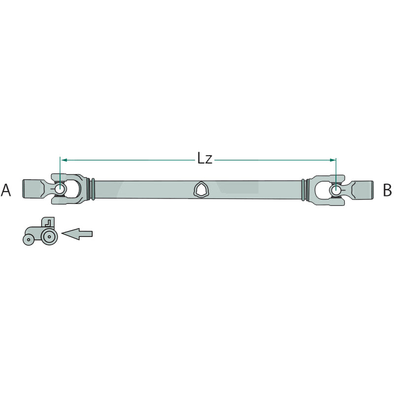BLUELINE Albero cardanico B6