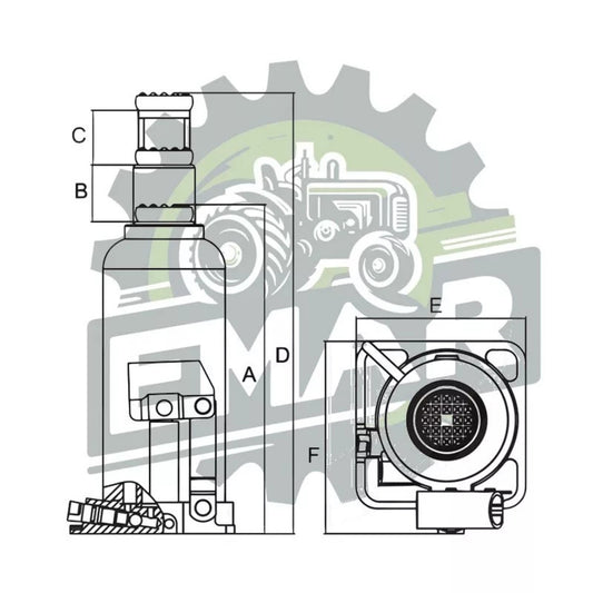 Martinetto 12t Granit