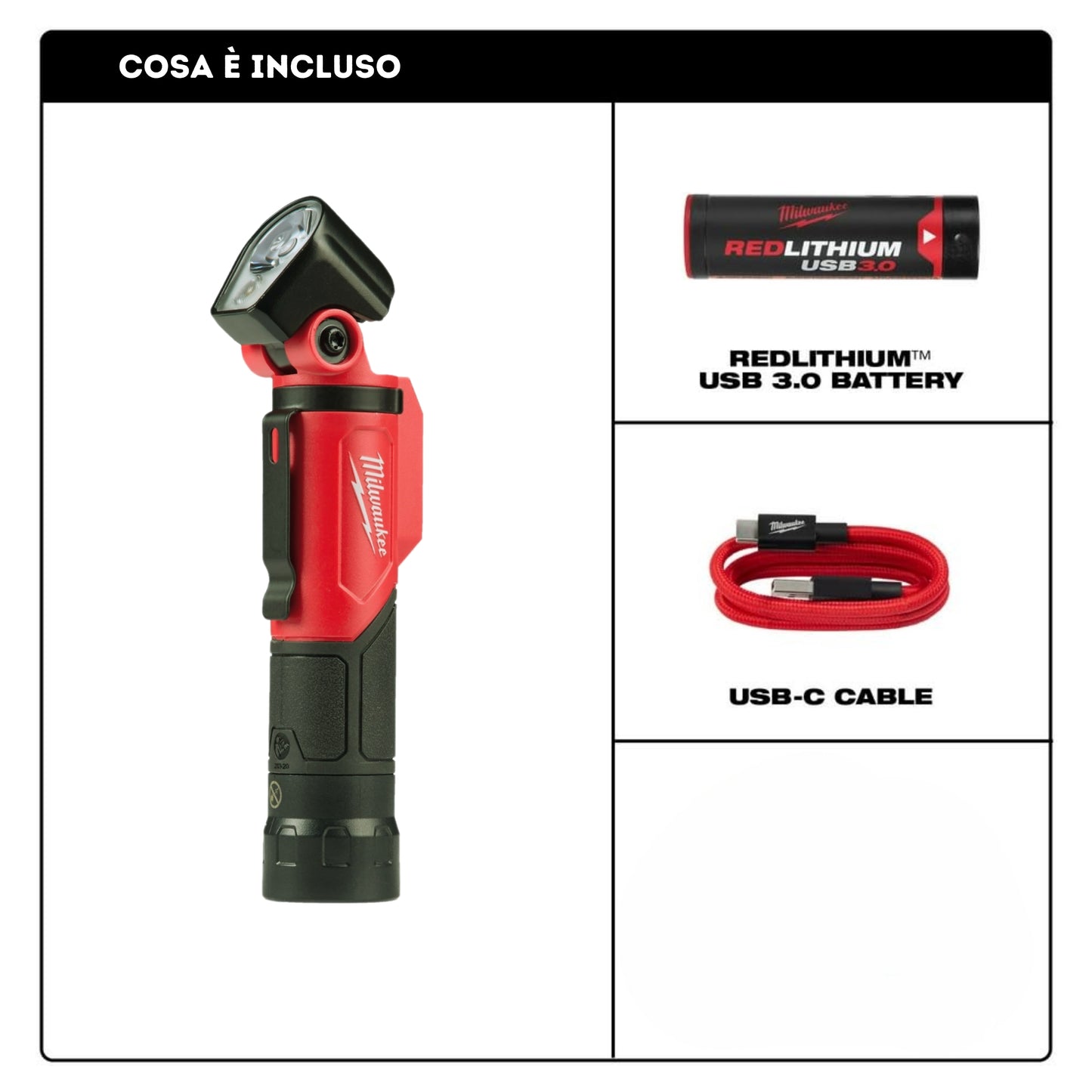Torcia compatta 500L Rotabile