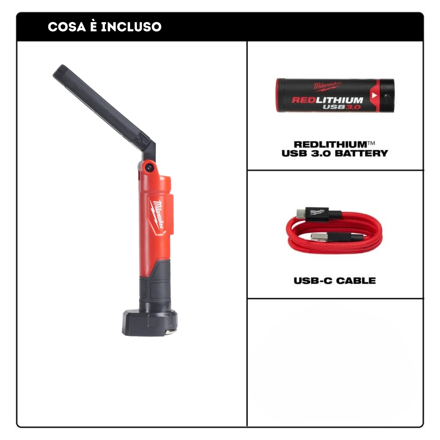 Torcia da ispezione 550 Lumen