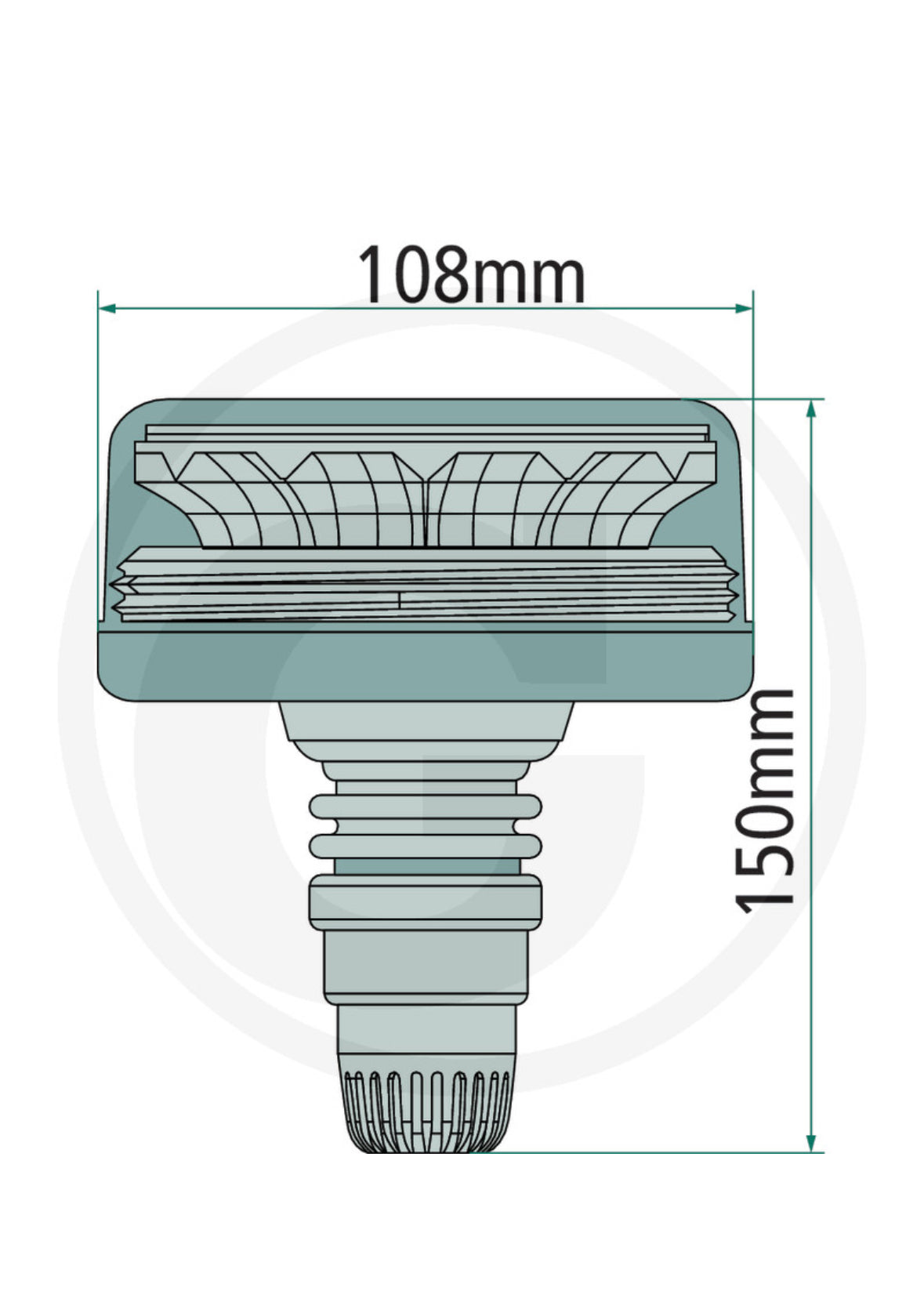 Lampeggiante a LED Granit