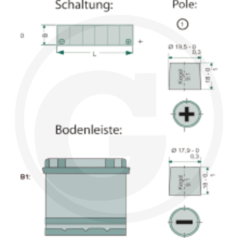 ENDURANCE ENERGY Batteria 12 V / 100 Ah
