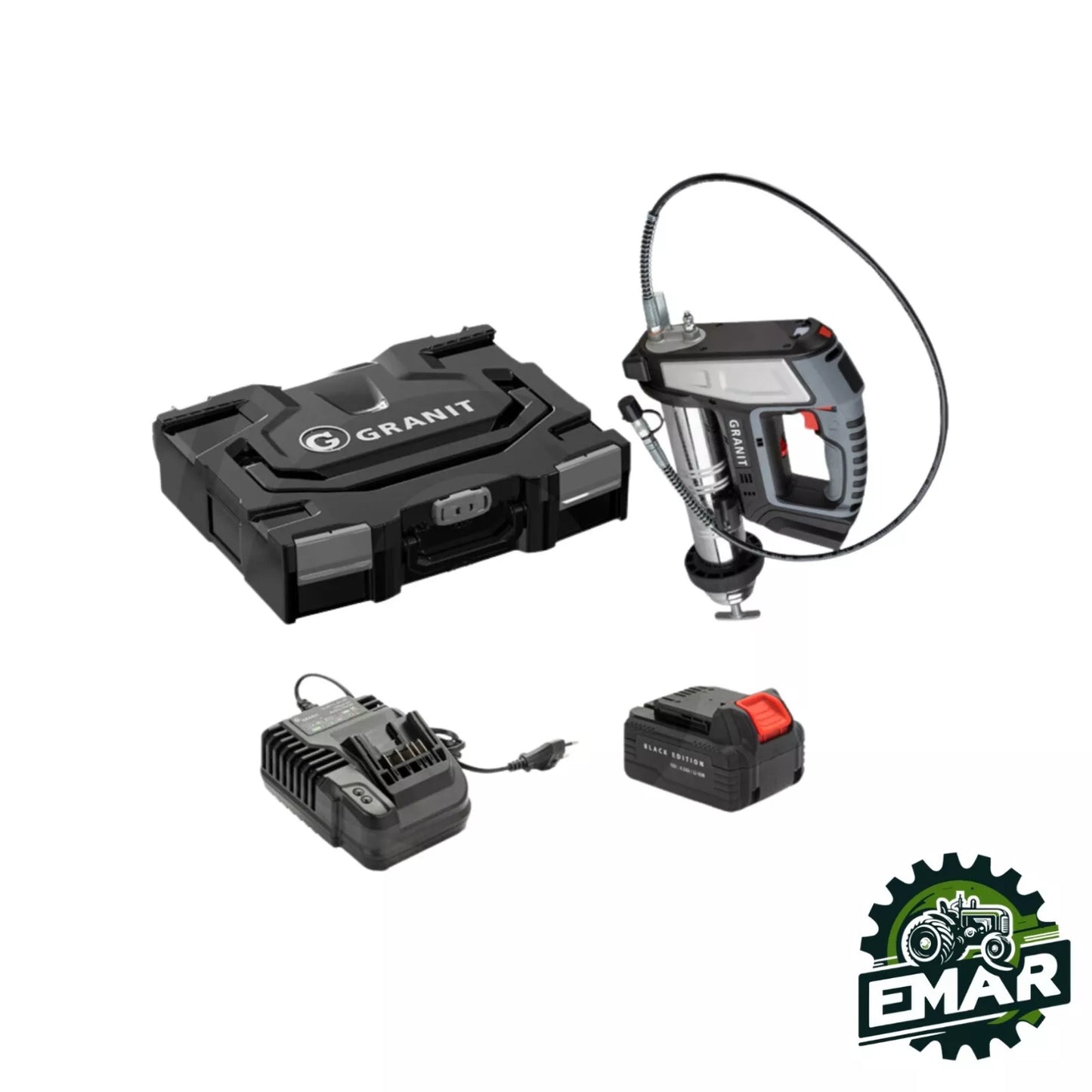GRANIT BLACK EDITION Kit ingrassatrice a batteria